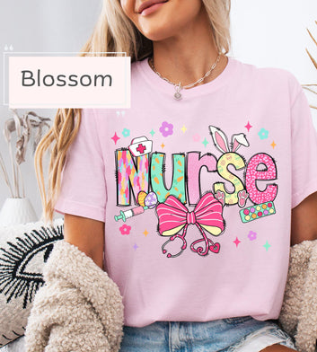 Easter NURSE Tee - Comfort Colors