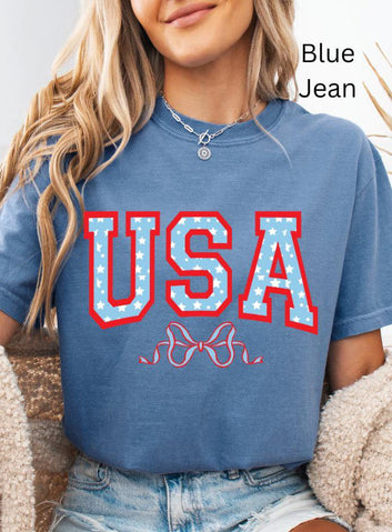 USA bow tees